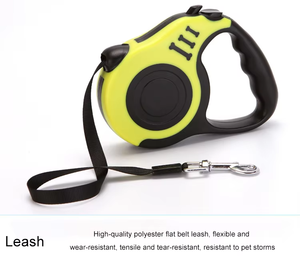 कस्टम रंग ऑटो रिट्रेटेबल 3 मीटर पालतू पट्टा आरामदायक फैशनेबल पैदल चलने वाले हाथ से मुक्त - Product Image 6