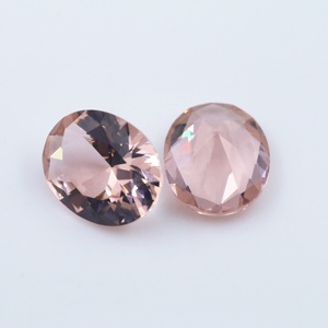 HanYu Factory Price Nano Stone Loose Oval Cut Nano Gems Synthetic <strong>Morganite</strong> Nano <strong>Gemstone</strong> - Product Image 3