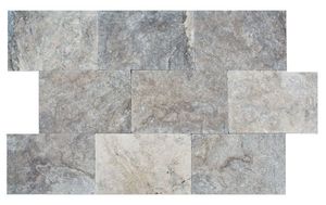 Tuiles en <span class=keywords><strong>travertin</strong></span> argenté naturel de conception moderne YUSHI, pavés extérieurs polis, panneau mural intérieur pour villa, <span class=keywords><strong>piscine</strong></span> extérieure - Product Image 5