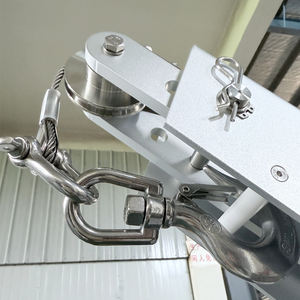 Crane Angkat Manual Listrik Mini CE dengan Bantalan Roda Gigi, Kapasitas 400-800kg, Tinggi Angkat 2,36m untuk Ruang Sempit, Gudang, dan Kapal - Product Image 5