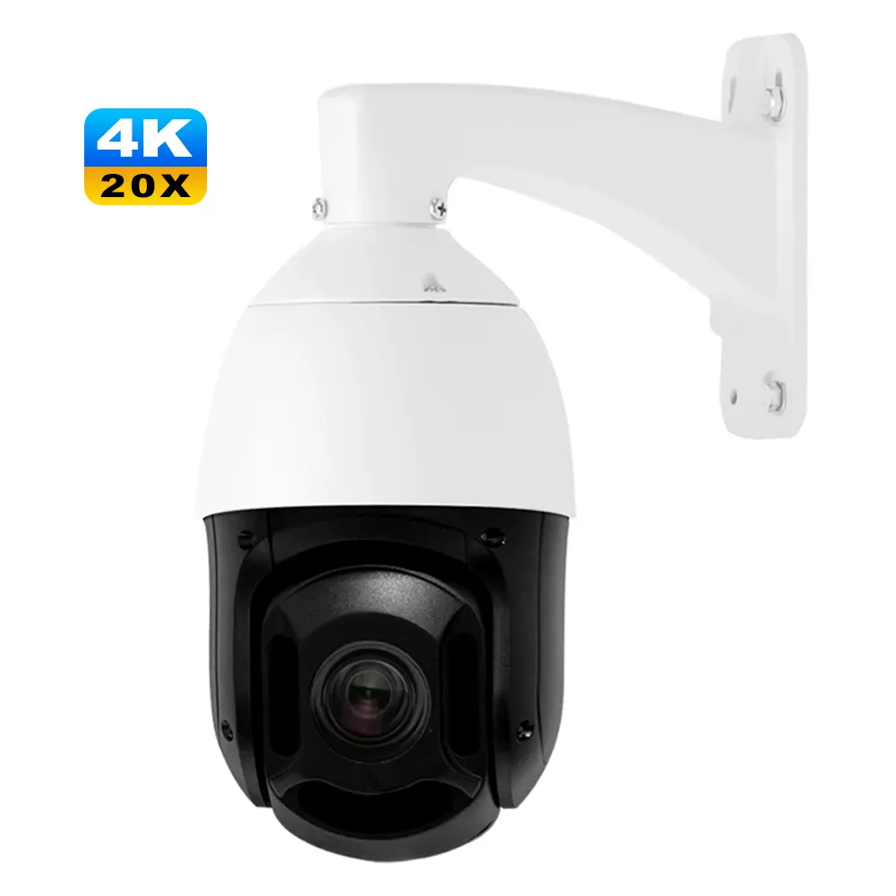 Indoor 360 4K 8MP POE IP Security Camera System NVR Kit Face CCTV PTZ Camera Outdoor Kits Starlight PTZ Top 4K Video Camera