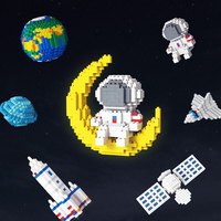 CCC – Kit de petites pièces d'entraînement du cerveau avec astronaute spatial