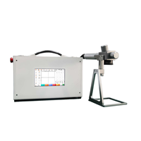 Machine de marquage laser à fibre portative haute précision 20W pour le codage du métal et du verre avec une zone de 50x50mm