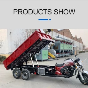 Tricycle benne motorisé à essence 350CC à 9 roues avec double essieu arrière et 2 essieux - Product Image 4