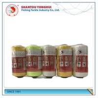 Filet de pêche multifilament en polyéthylène haute ténacité 3 supports corde en PE de ficelle tressée en Nylon torsadé