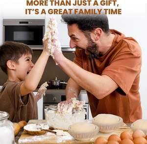 5'' Mini Sourdough <b>Bread</b> Proofing <b>Basket</b> Reusable Baking Supplies Kit 6-8 - Product Image 6