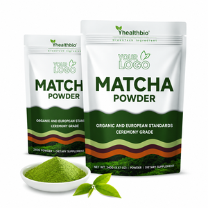 Matcha en Polvo de Grado Alimenticio, Té <span class=keywords><strong>Verde</strong></span> Puro en Polvo, Materia Prima para Bebidas, Repostería, Uso Comercial, Empaque Personalizado - Product Image 2