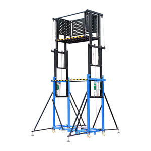 Chỉ xuất khẩu wuqiao 12M Dây Thép dây di động Nâng Nền tảng giàn giáo điện nâng công suất 0.5 tấn điều khiển từ xa đôi - Product Image 4