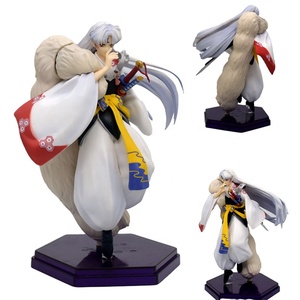 Figurines de dessins animés d'anime de 20 cm, figurine d'action <span class=keywords><strong>Inuyasha</strong></span>, statue de Sesshoumaru, modèle en PVC, jouet de collection, décoration de bureau, cadeau pour enfants - Product Image 2