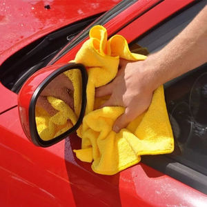 ผ้าไมโครไฟเบอร์แบบสี่เหลี่ยมจัตุรัสขนาด 16x16 นิ้ว 300gsm ผ้าทำความสะอาดแบบถักลายวาร์ป แพ็ค 36 ผืน สำหรับขัดเงาในครัวและงานดีเทลลิ่ง 300gsm - Product Image 6