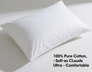 Funda de Almohada Personalizada de Color Sólido Suave como Nubes, 100% Algodón Tejido Liso para Uso en Hoteles y Hogares - Product Image 2