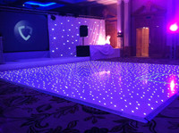 Dance 3d Floors Gold Spark Light Disco Dance Flooring Led 3D Wedding Mirror Infinity Floors avec Interactiv