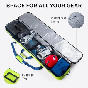 Sac de snowboard pour voyage en avion, protection intégrale, rembourré, imperméable, sac de <span class=keywords><strong>ski</strong></span> - Product Image 5