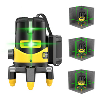 Niveau laser vert rotatif YaJin Industrial DIY pour intérieur avec précision de 1 mm