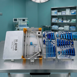Système de rétracteurs tubulaires MIS, ensemble d'instruments chirurgicaux, kit de rétraction tissulaire minimalement invasive avec étui métallique - Product Image 3