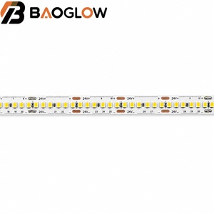 ไฟ LED แบบเทป OEM ODM ความหนาแน่นสูง 240LED/M รุ่น 2835 แรงดัน 24V กำลังไฟ 18W/M แผ่นทองแดง-อลูมิเนียมขนาด 10 มม. ตัดได้ทุกๆ 2.5 ซม. แสงวอร์มไวท์ แสงนีวัลไวท์ แสงขาว สำหรับห้องนั่งเล่น - Product Image 3