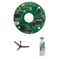 Carte de contrôle pour ventilateur de plafond BLDC, régulateur de circuit, gestionnaire de variateur, onduleur PCB PCBA avec télécommande RF
