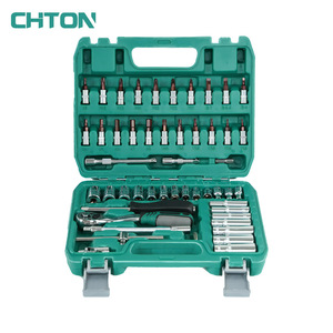 ชุดเครื่องมือ CHTON Kawataku 53 ชิ้น ชุดซ็อกเก็ต 72 ฟัน สำหรับซ่อมแซมรถยนต์ บ้าน และงานช่าง  กล่องพลาสติก เหล็กโครเมียมวาเนเดียม - Product Image 6