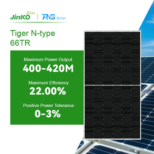 แผงโซลาร์เซลล์ <span class=keywords><strong>Jinko</strong></span> <span class=keywords><strong>Tiger</strong></span> N-Type <span class=keywords><strong>66TR</strong></span> 400-420 วัตต์ แบบโมโนเฟเชียล แผงเซลล์แสงอาทิตย์ 415w มีสินค้าในสต็อก ราคาดี - Product Image 1