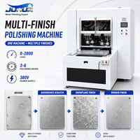Machine de finition de surface de tôles métalliques, machine de meulage à motif flocon de neige pour plaques en acier inoxydable et aluminium