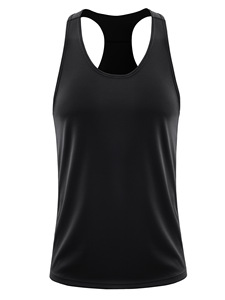 Aoyema Débardeur de sport pour homme, couleur unie, logo brodé, vêtements de sport, débardeur de sport pour homme, débardeur de sport, débardeur - Product Image 4