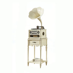 Tourne-disque vintage tout-en-un, vente flash, tourne-disque multifonctionnel, haut-parleur, radio FM, USB, AUX, vinyle LP, audio domestique - Product Image 6