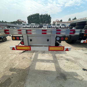Best Sell Skeleton Container Semi <b>Trailer</b> 2/3/4 Axles 30-50t Capacity Steel Customizable Size for Long-haul Transportation - Product Image 2
