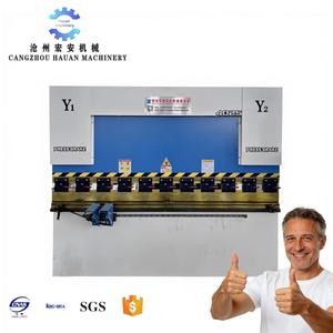 Máquina de Doblado Hidráulica CNC Automática con Motor de Caja de Cambios PLC para Placas de Acero Inoxidable Multifuncional - Product Image 1