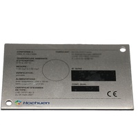 Étiquette de service personnalisée, numéro de série, plaque signalétique imprimée OEM, étiquette de décalcomanie, sérigraphie, plaques d'identification en métal et aluminium