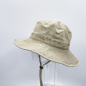 Bán Buôn Tùy Chỉnh Bông Rửa Lớn Rộng Brim Ngoài Trời Đi Bộ Đường Dài Câu Cá Safari Sombrero Rừng Có Thể Điều Chỉnh <span class=keywords><strong>Boonie</strong></span> Xô <span class=keywords><strong>Hat</strong></span> Cho M - Product Image 4