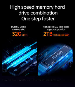 Mini PC de poche Intel N6000 4/8/16/32GB DDR4 3200Mhz 4K TV Box Nouveau Mini ordinateur de bureau de jeu Win 11 16GB utilisé SSD Office Wifi6 - Product Image 4