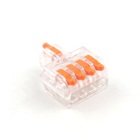Cinlin — connecteurs de câblage d'épissure, Mini trou de fixation à vis, conducteur Compact universel, écrou de levier Transparent, bornier de câble rapide