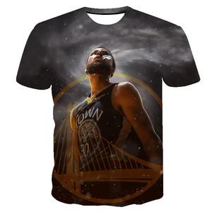 Livraison gratuite, <span class=keywords><strong>t</strong></span>-shirts à manches courtes pour hommes et femmes, impression numérique, fans de basket-ball décontractés, Golden State Warrior <span class=keywords><strong>Stephen</strong></span> <span class=keywords><strong>Curry</strong></span> 30 - Product Image 1