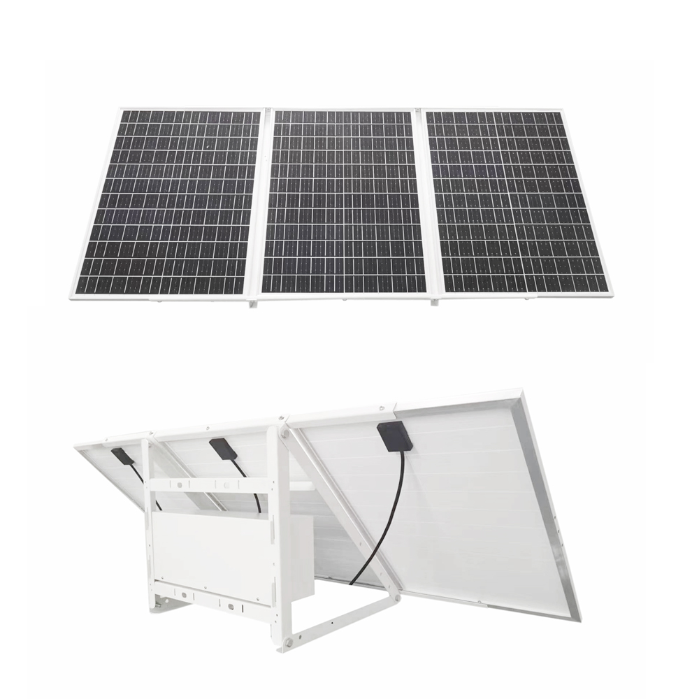 Solar Panel 120W Solar Charger 12V 5V 24V Solar 60AH 666WH Battery Cell Phone Charger Big Solar Panel for Sensor Light Power