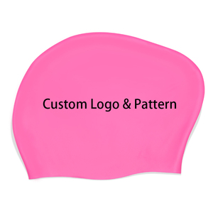 Bonnet de bain en silicone professionnel de haute qualité pour cheveux longs, avec logo personnalisé, idéal pour femmes et dreadlocks - Product Image 5