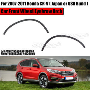 Guardabarros Delantero para Honda CR-V 2007-2011, Fabricado en Japón o EE. UU., Moldura de Arco de Ceja para Guardabarros, Moldura Imprimada, Guardabarros ABS - Product Image 1