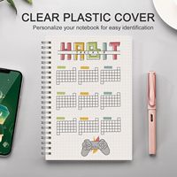 Carnet de notes A4 personnalisable Journal à spirale imprimé sur mesure Exerciseur de cahiers scolaires A4/A5 avec PVC et couverture en tissu Journal promotionnel