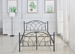 Base de Cama Metálica Ajustable con Soportes para Cabecera y Piecera, Tamaño Individual/Matrimonial/Queen/<span class=keywords><strong>King</strong></span> - Product Image 4