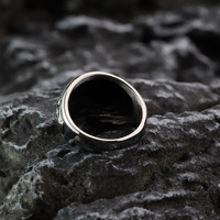 Bague pour homme Yunnique style nordique vintage, motif nœud celtique, style rétro, modélisation géométrique, bijou certifié par un tiers, cadeau