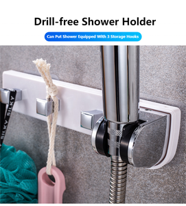 Porta doccia bagno senza punzone con <span class=keywords><strong>gancio</strong></span> <span class=keywords><strong>per</strong></span> doccia supporto multifunzione staffa a parete con <span class=keywords><strong>gancio</strong></span> senza accessori di perforazione - Product Image 5