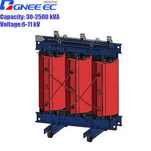 1500kVA 22/0หม้อแปลงไฟฟ้าแบบกระจายไฟฟ้าทำจากเรซินหล่อ3PH แบบสเต็ปแบบ4KV ที่มีการรับรอง CE UL - Product Image 3