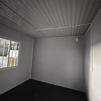 Maison préfabriquée en conteneur à montage rapide, imperméable, isolée, modulaire, pour chantier de construction, logement temporaire