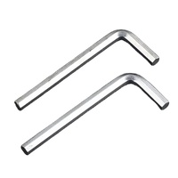 Clé Allen en L en acier au carbone OEM en gros, clé hexagonale Torx métrique plaquée zinc avec/sans trou pour vis de sécurité