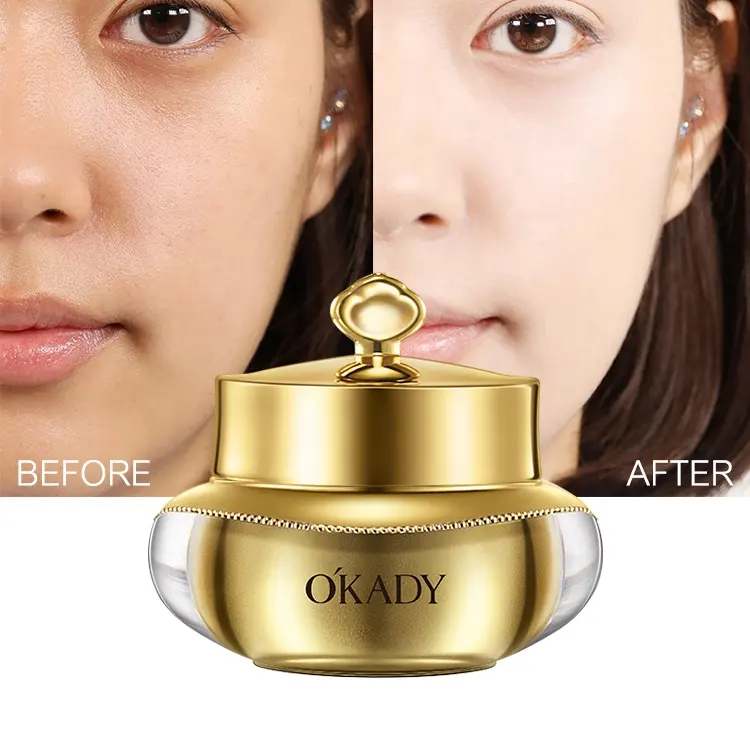 New Design Gold Whitening Base Cream Wholesale Best Black Skin Whitening Cream for Women Okady Lady Cream