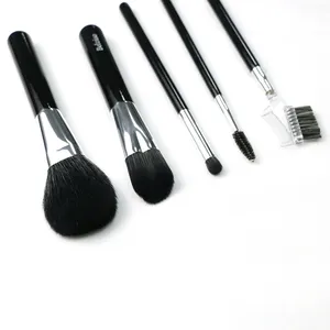 Men'S Makeup Brush 5Pcs/Bags Professional Wholesale Cosmetic Make Up Brush Set With Scissors