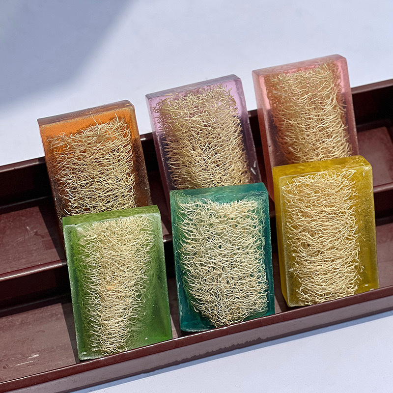 Yoni Cleansing Soap Honey Loofah Oil