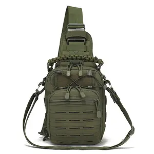 Wholesale Tactical Waterproof EDC Shoulder Bags Outdoor Man Sling Strap Chest Sling Bags Hiking Camping Pack Hunting Daypack