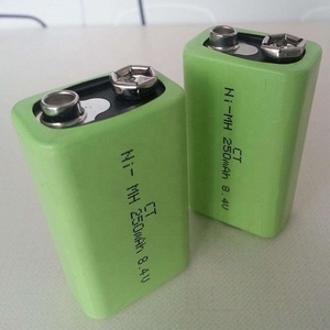 220mAh 300mAh 280mAh 150mAh 160mAh 170mAh 180mAh 120mAh 6F22 9V 니켈수소 배터리 9볼트 충전식 배터리 250mAh 200mAh - Product Image 2