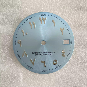 Cadran de Montre à Chiffres Arabes de 28,5 mm pour Mouvement Automatique NH35 NH36 avec Couronne à 3h00 ou 3h80 - Product Image 5
