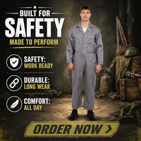 Combinaison ignifuge certifiée NFPA 2112, vêtements de travail résistants au feu, équipement de protection individuelle (EPI) pour la sécurité industrielle, fournisseur direct pour les usines chimiques
